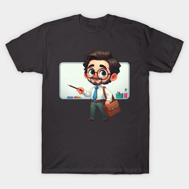 Cute Teacher T-Shirt by Dmytro